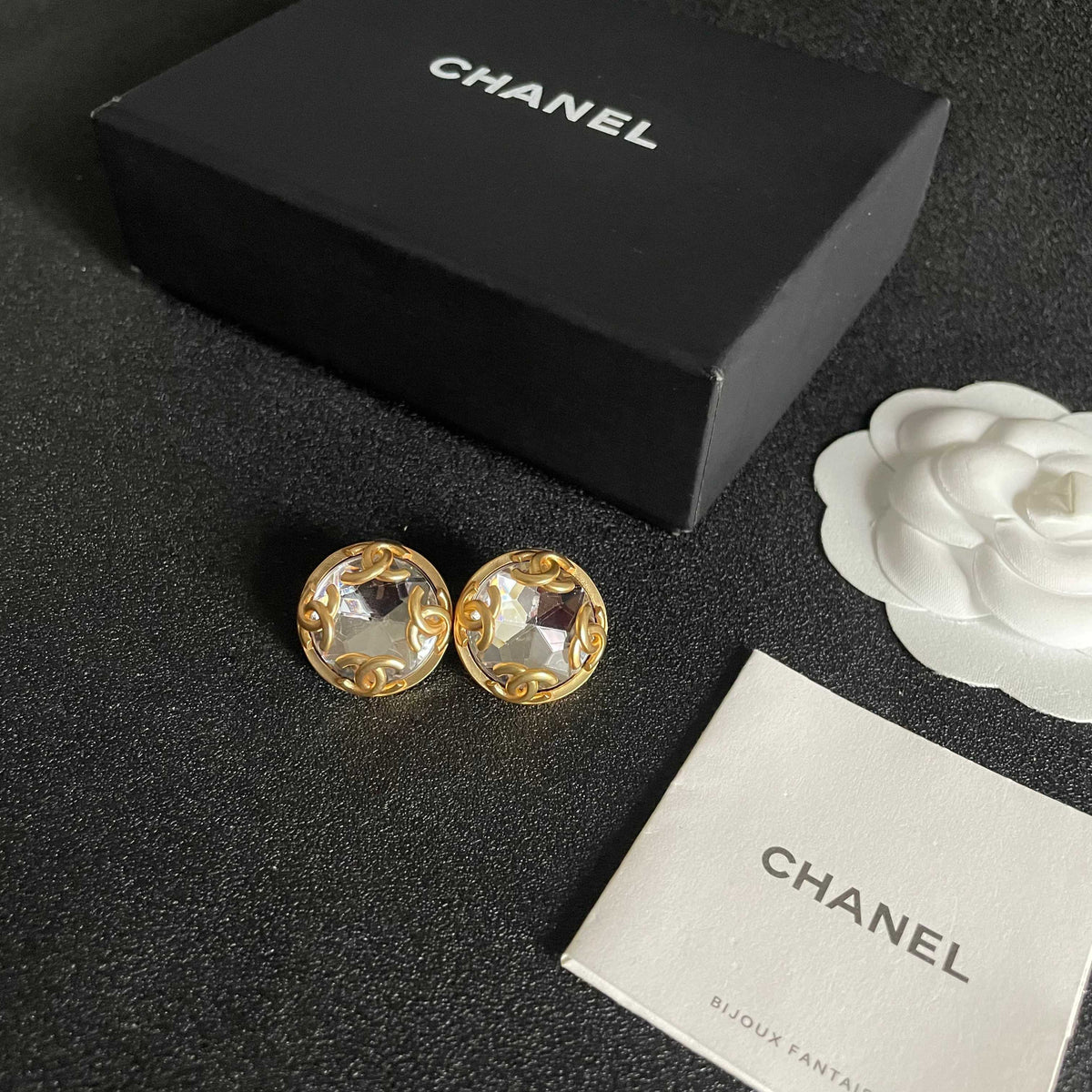 Chanel Interlocking C Stud Earrings - album image 5
