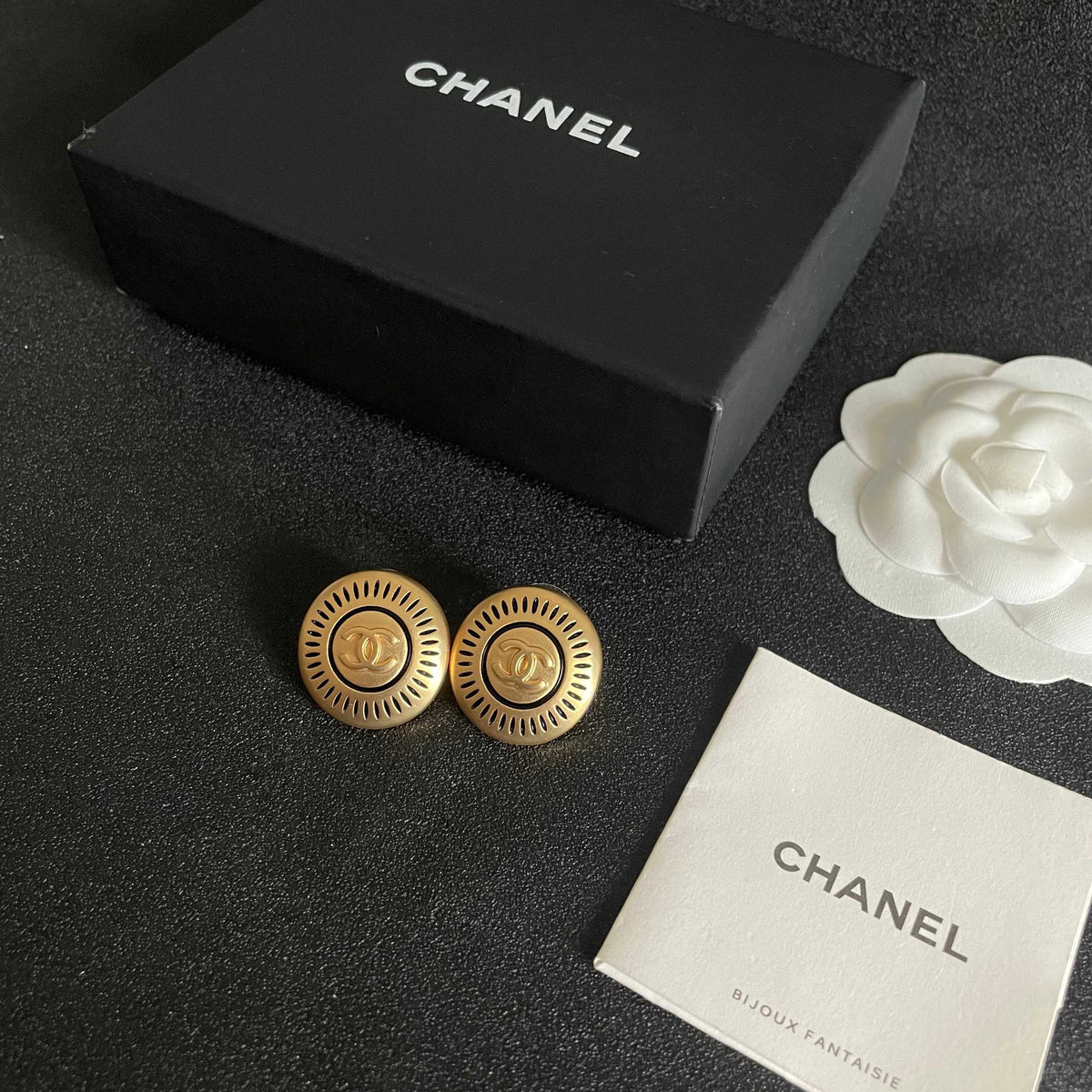 Chanel Interlocking C Stud Earrings - album image 5