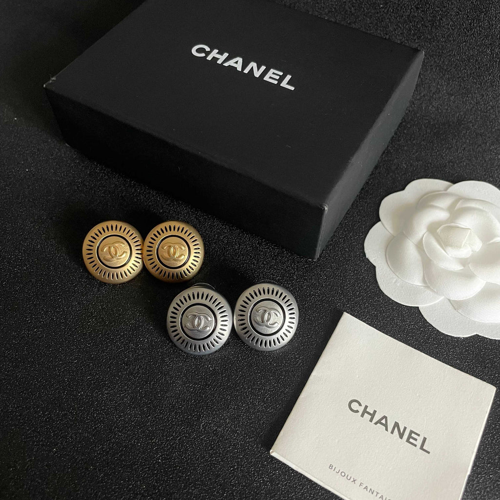 Chanel Interlocking C Stud Earrings - album image 10