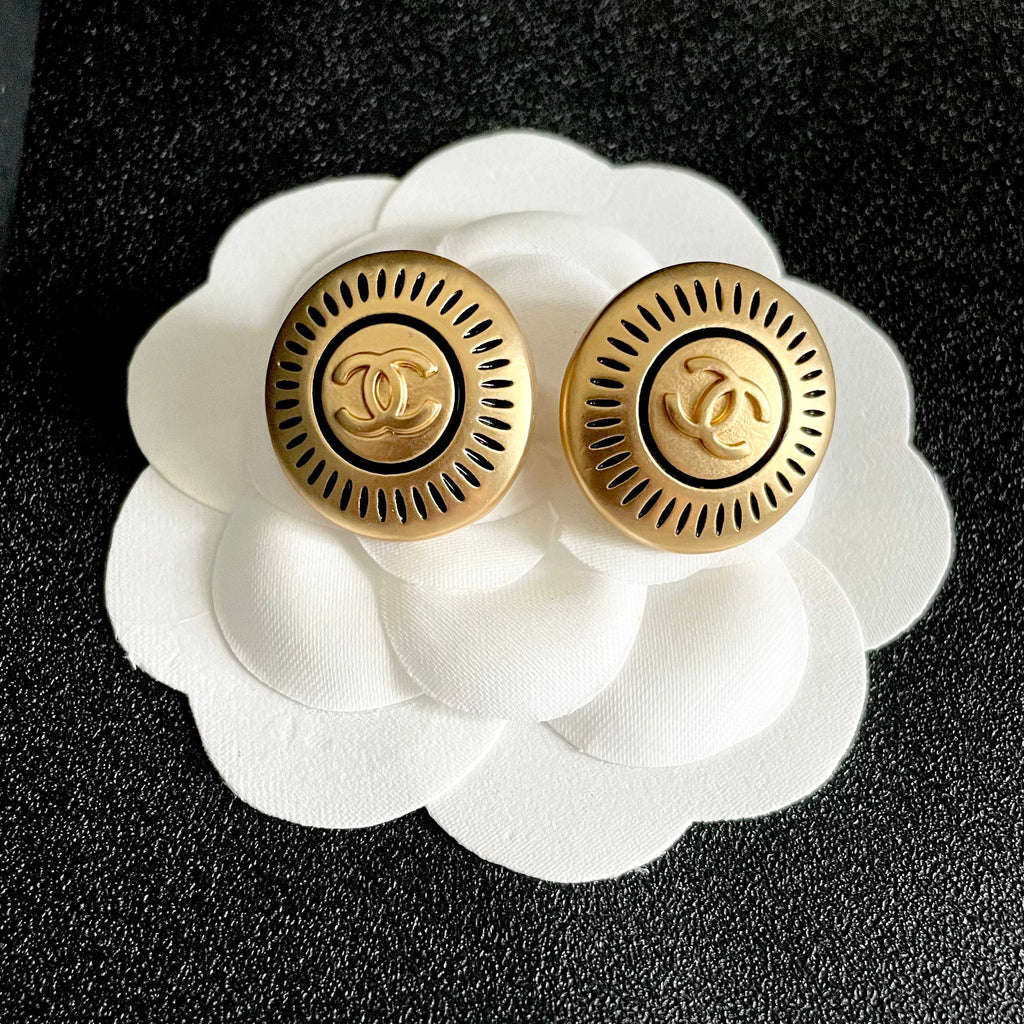Chanel Interlocking C Stud Earrings - album image 8