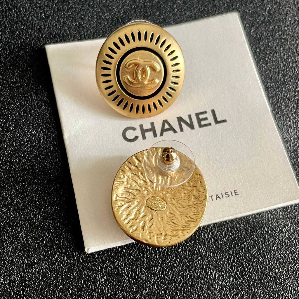 Chanel Interlocking C Stud Earrings - album image 7