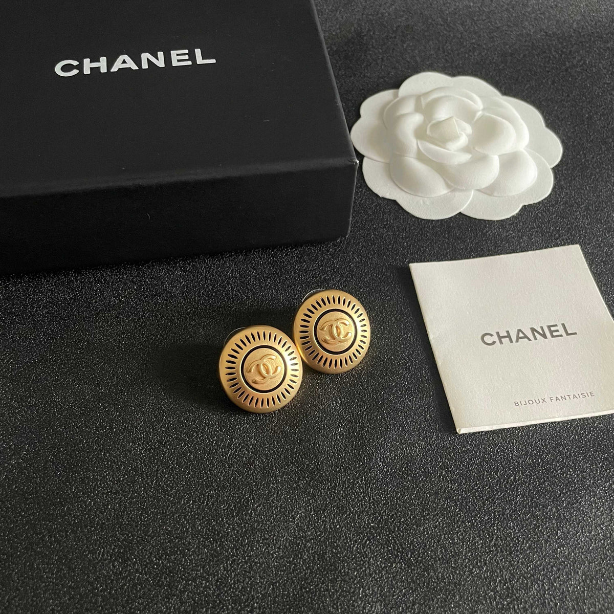 Chanel Interlocking C Stud Earrings - album image 6