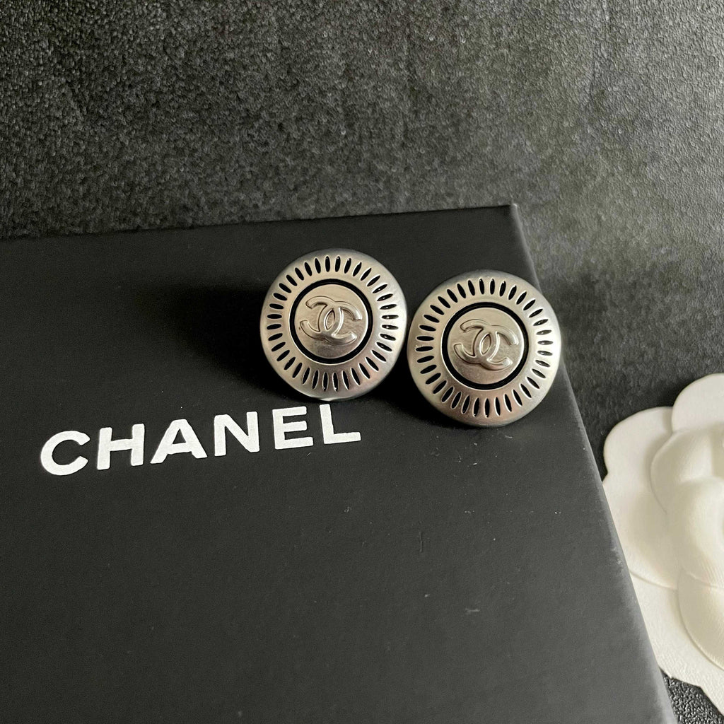 Chanel Interlocking C Stud Earrings - album image 9