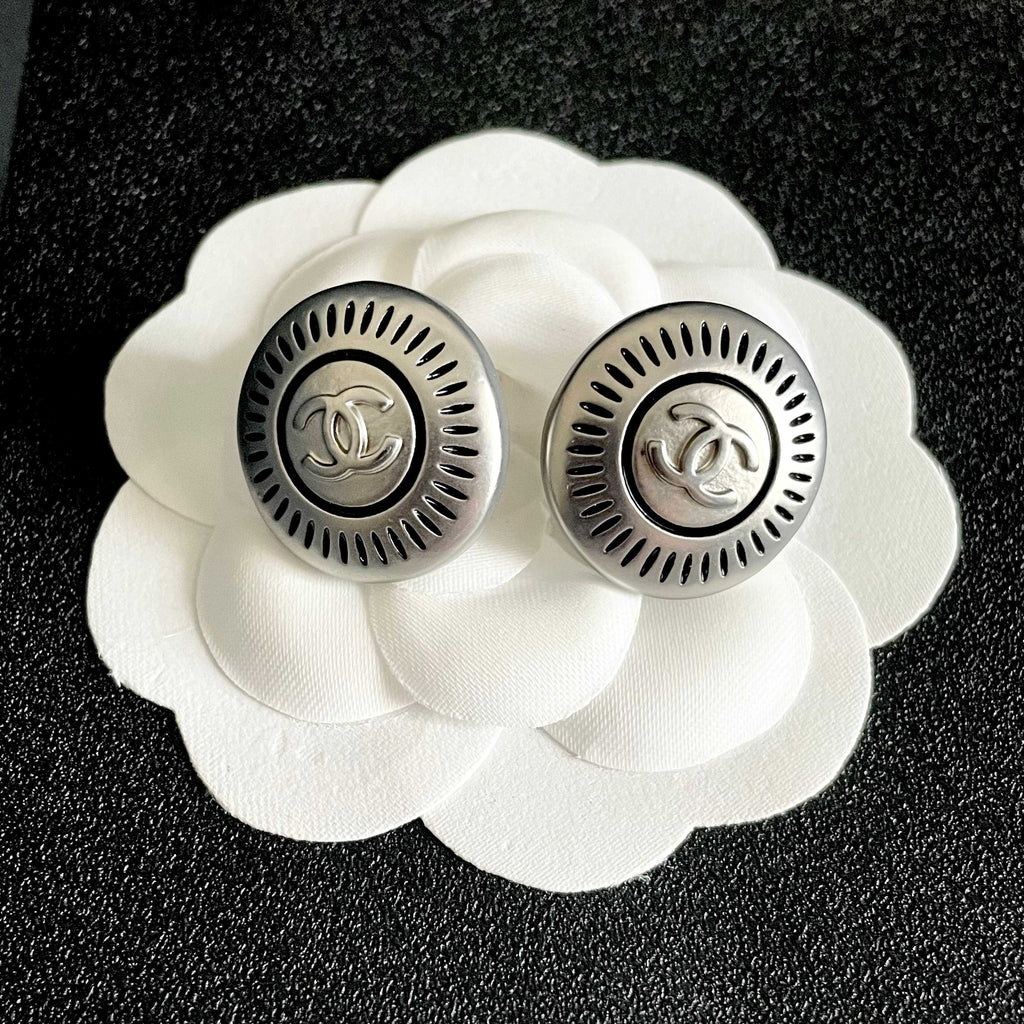 Chanel Interlocking C Stud Earrings - album image 8
