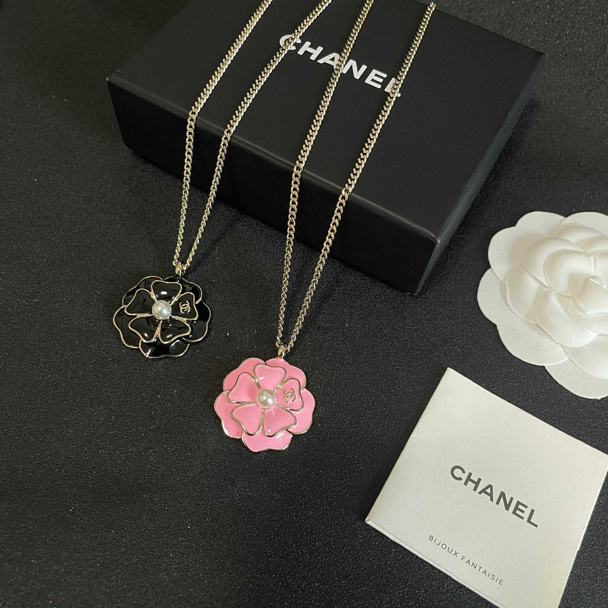 Chanel Interlocking C Camellia Necklace - album image 5