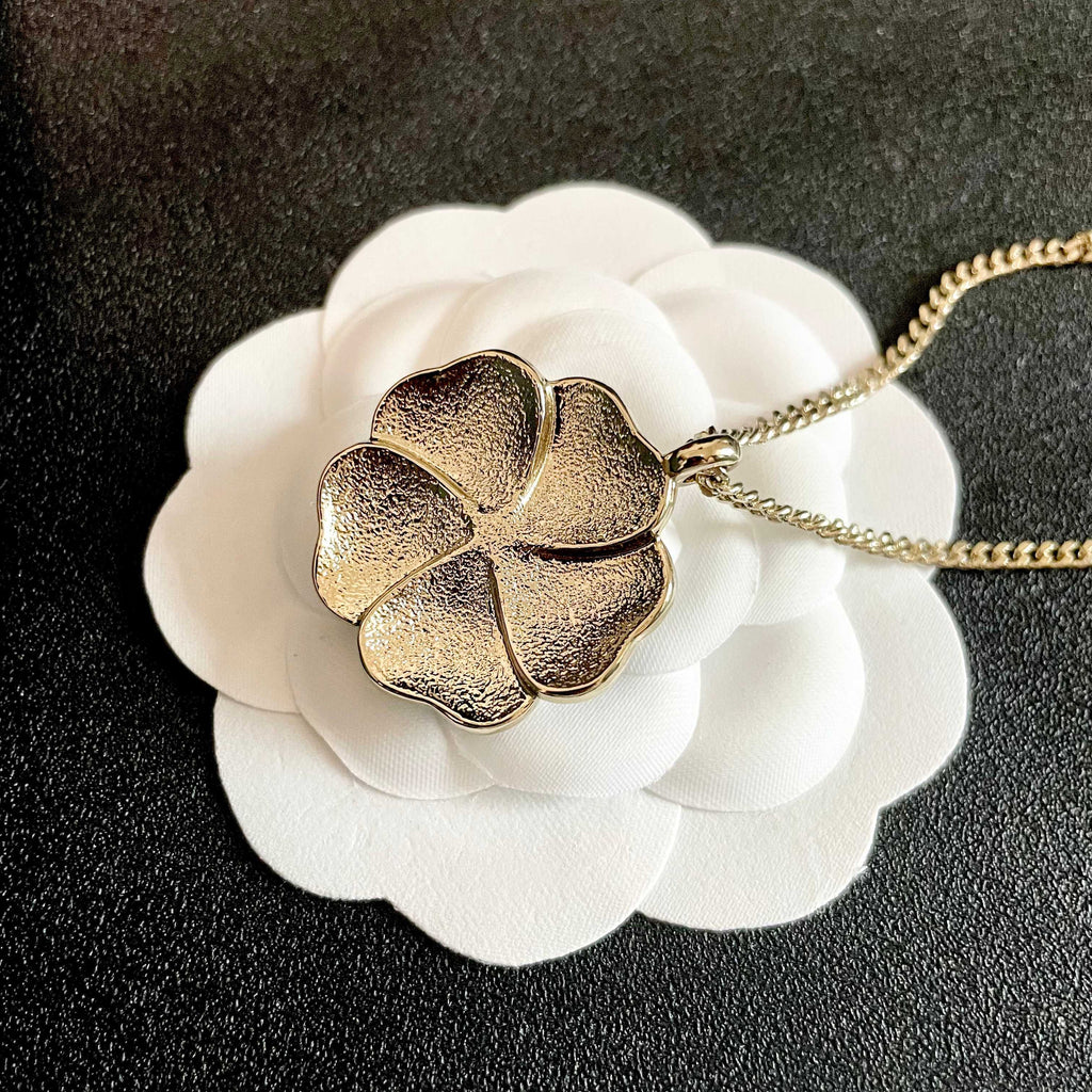 Chanel Interlocking C Camellia Necklace - album image 8