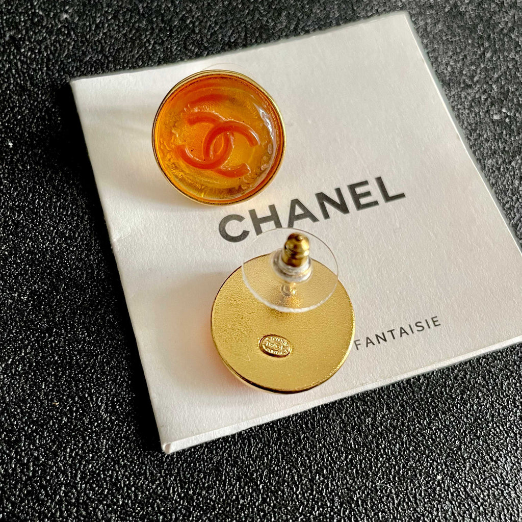 Chanel Interlocking C Stud Earrings - album image 7
