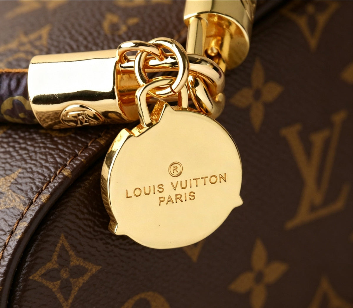Louis Vuitton Circle Monogram Lock Leather Bracelet - album image 5