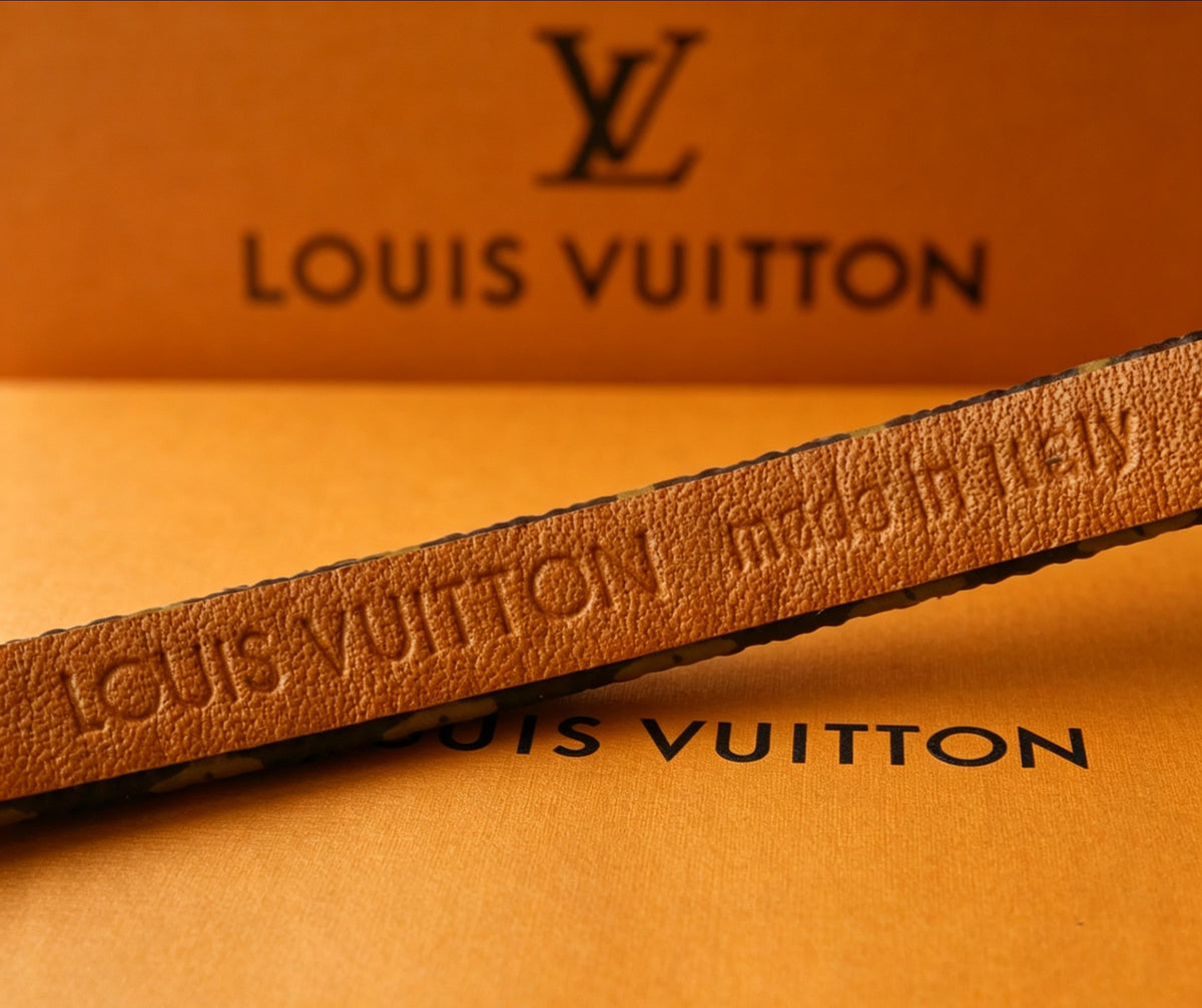 Louis Vuitton Circle Monogram Lock Leather Bracelet - album image 6