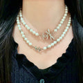 Chanel Pearl Letter Chain Necklace - album image 1