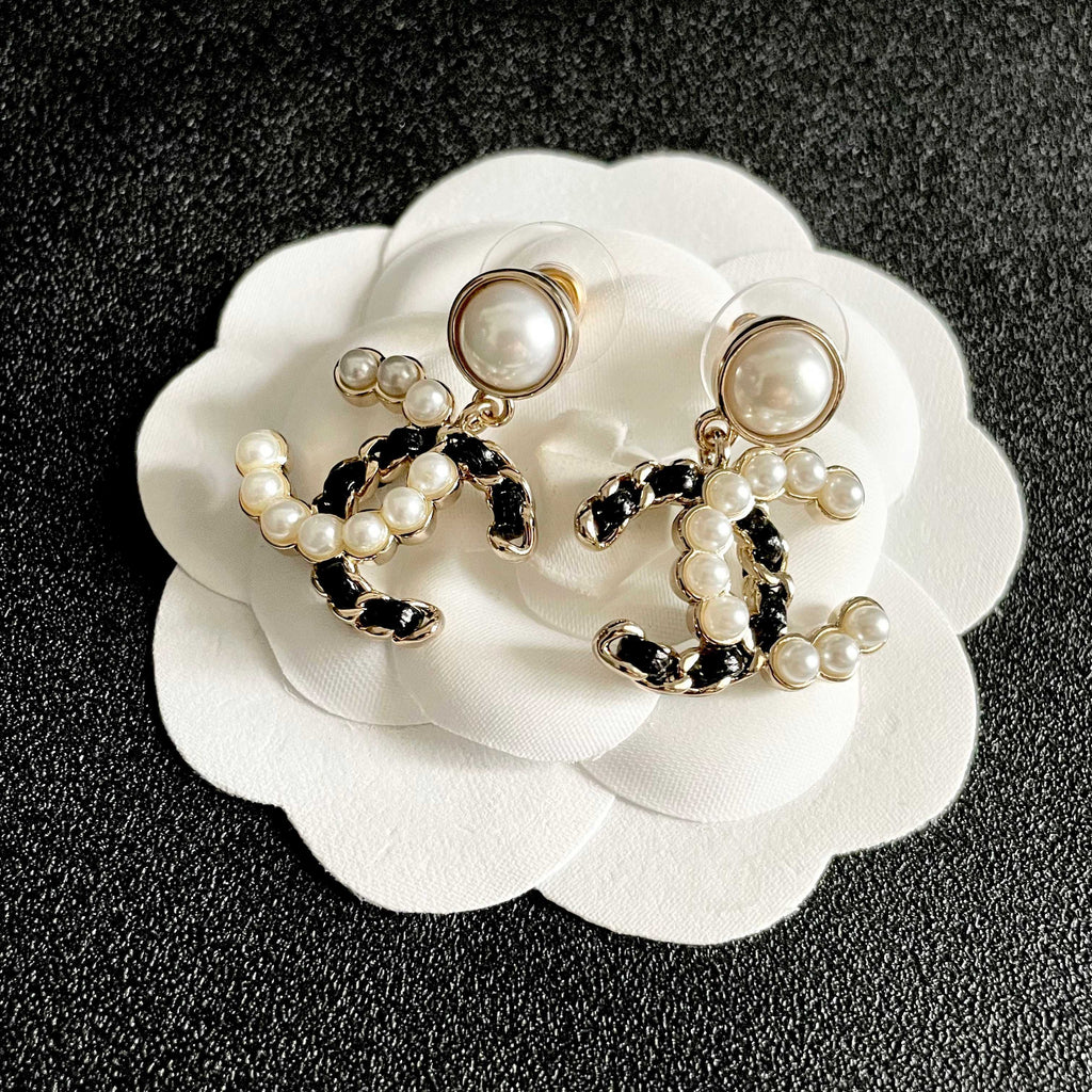 Chanel Interlocking C Stud Earrings - album image 8