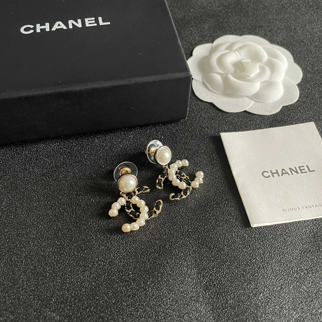 Chanel Interlocking C Stud Earrings - album image 6