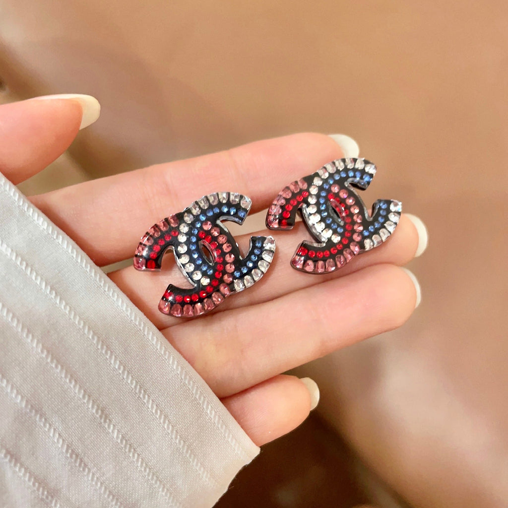 Chanel Interlocking C Stud Earrings - album image 4