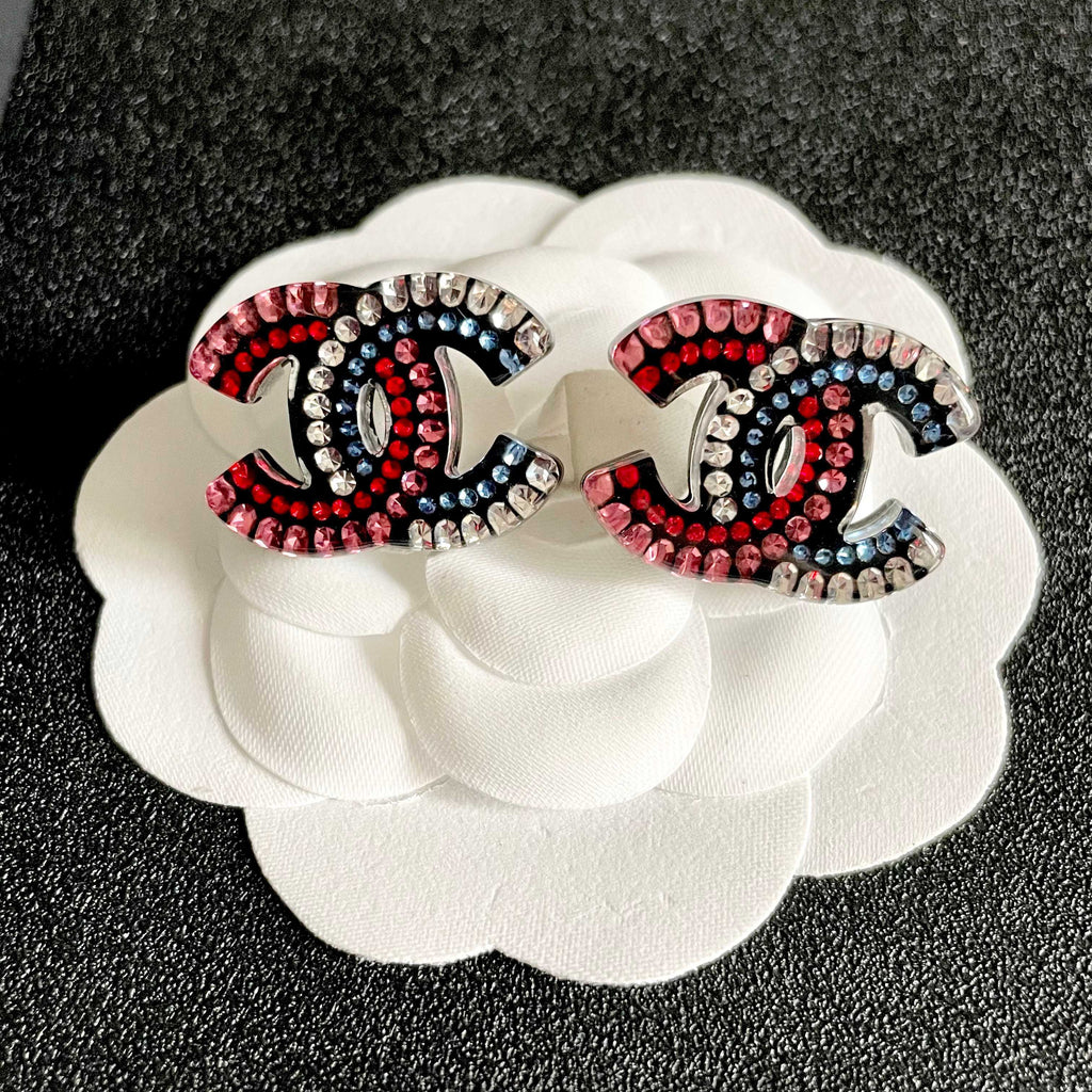 Chanel Interlocking C Stud Earrings - album image 8