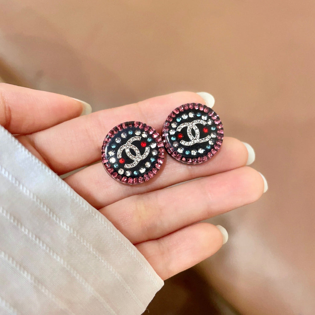 Chanel Interlocking C Stud Earrings - album image 4