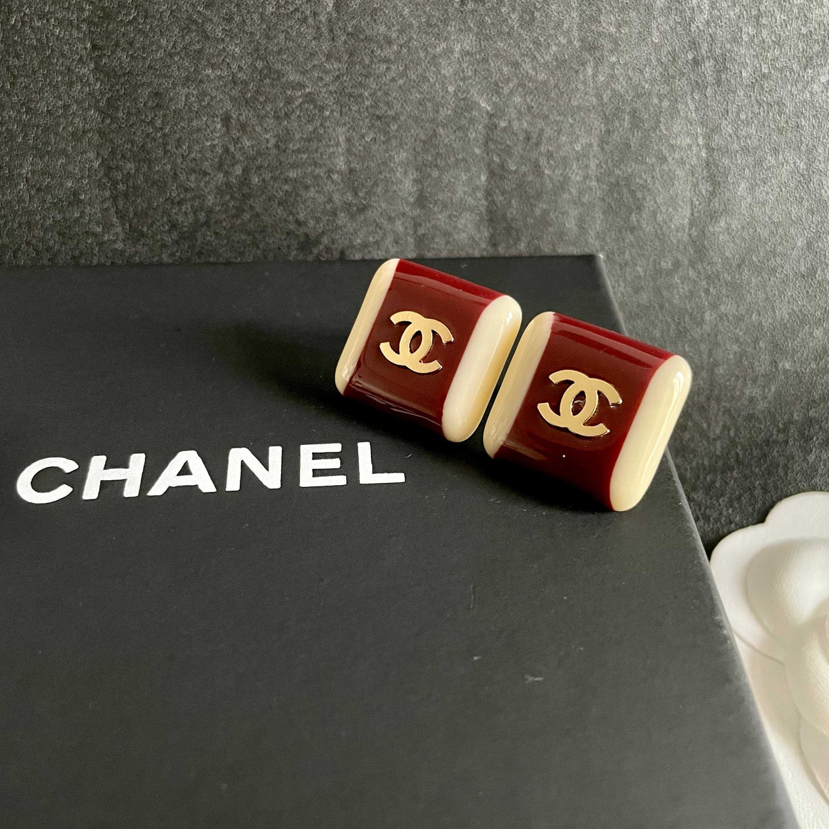 Chanel Interlocking C Stud Earrings - album image 9