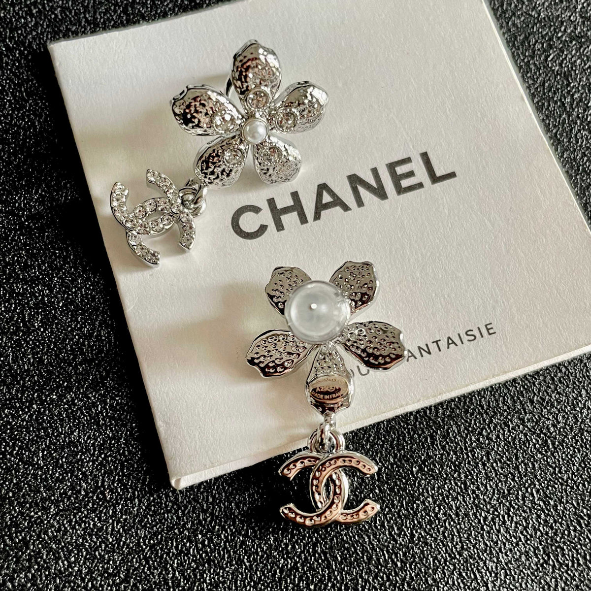 Chanel Interlocking C Stud Earrings - album image 7