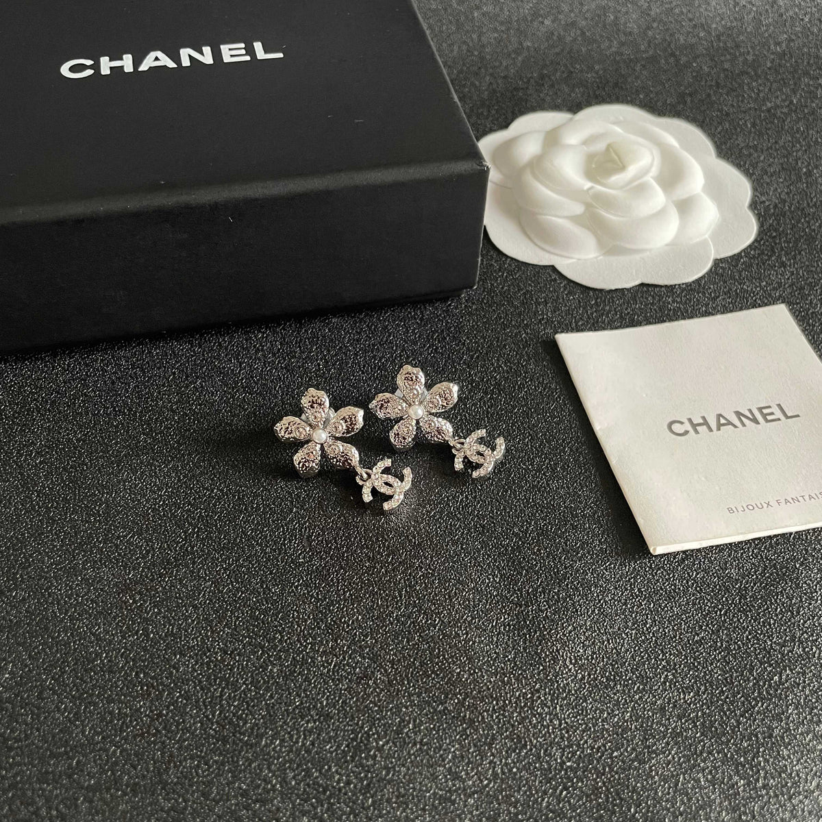 Chanel Interlocking C Stud Earrings - album image 6