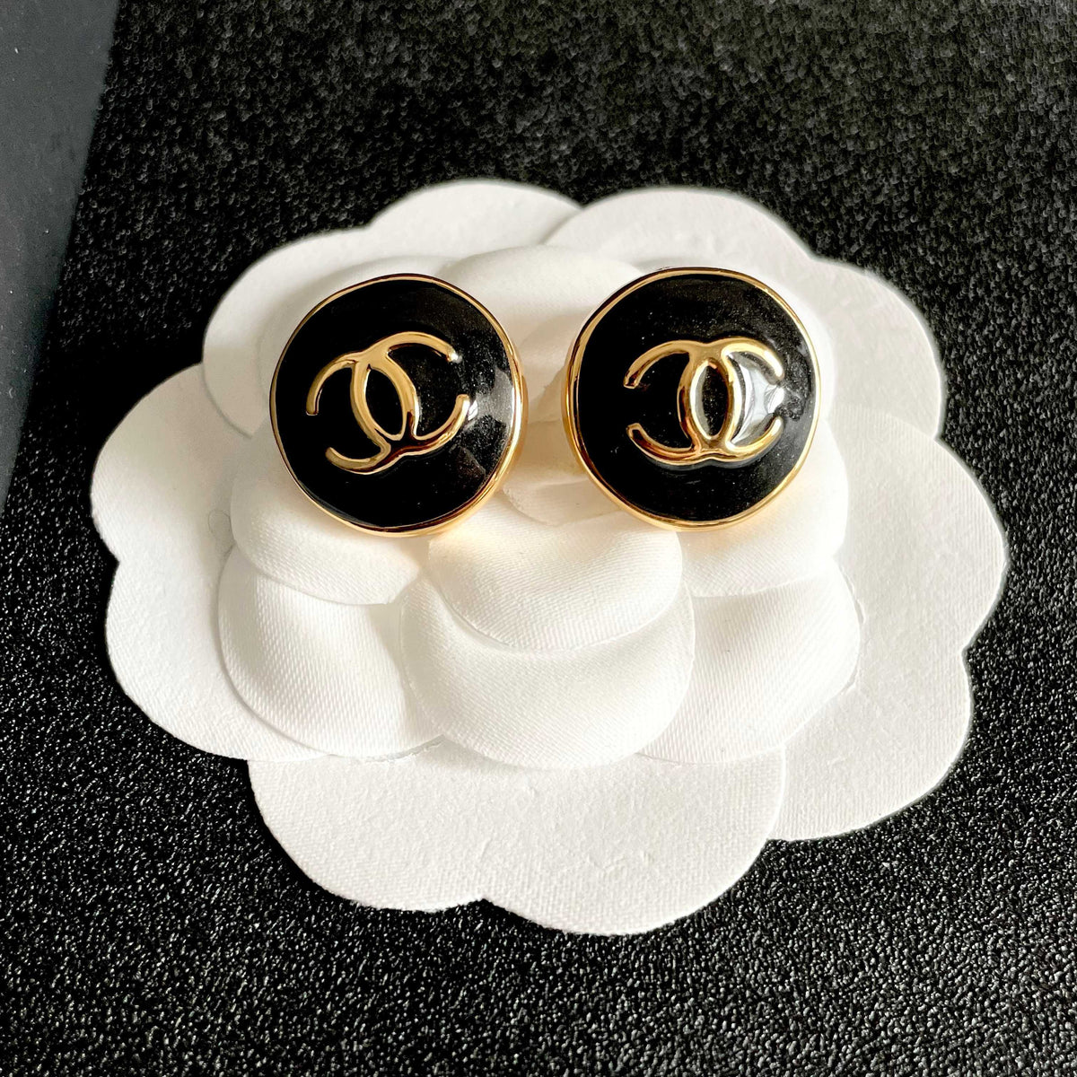 Chanel Interlocking C Stud Earrings - album image 8
