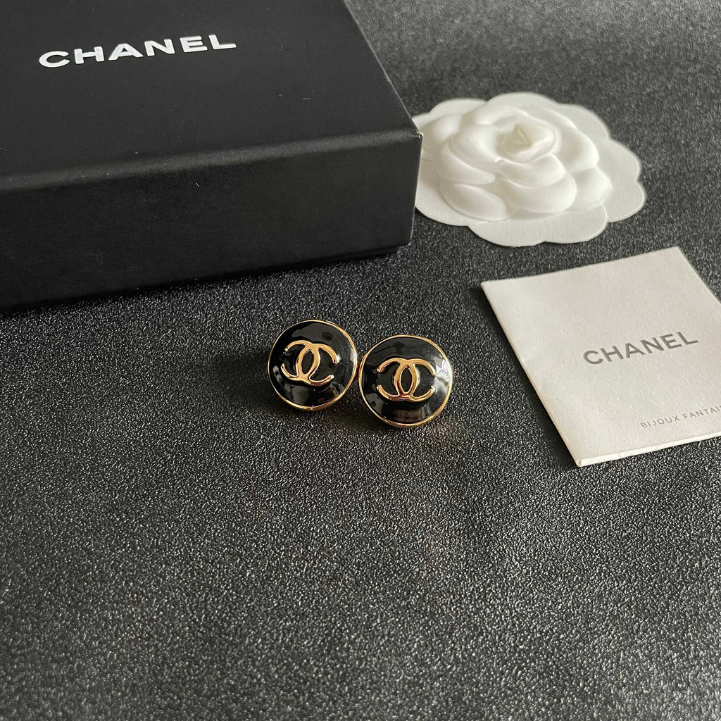Chanel Interlocking C Stud Earrings - album image 6