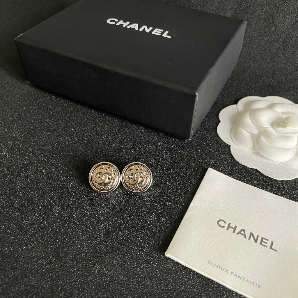 Chanel Interlocking C Stud Earrings - album image 5