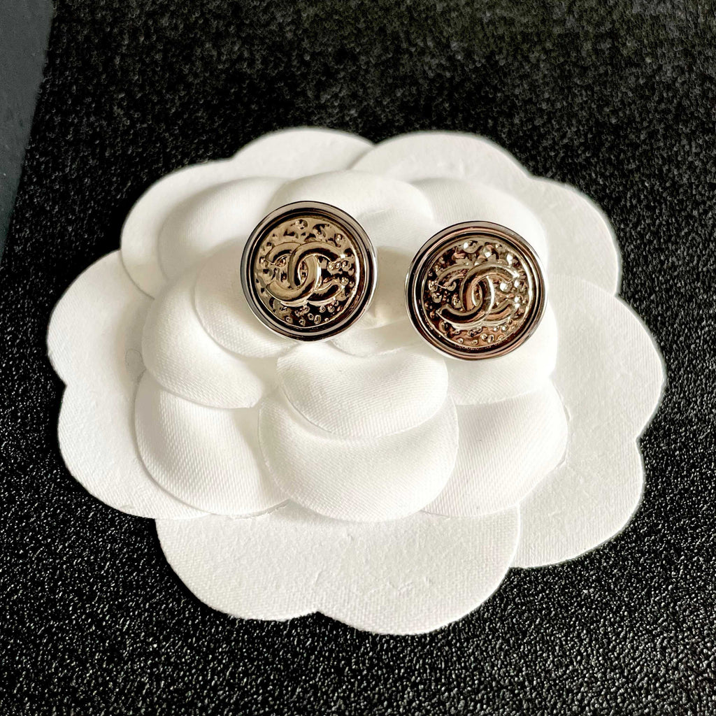 Chanel Interlocking C Stud Earrings - album image 8