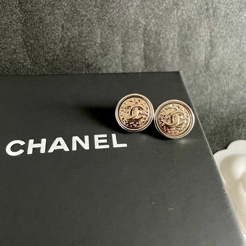 Chanel Interlocking C Stud Earrings - album image 9