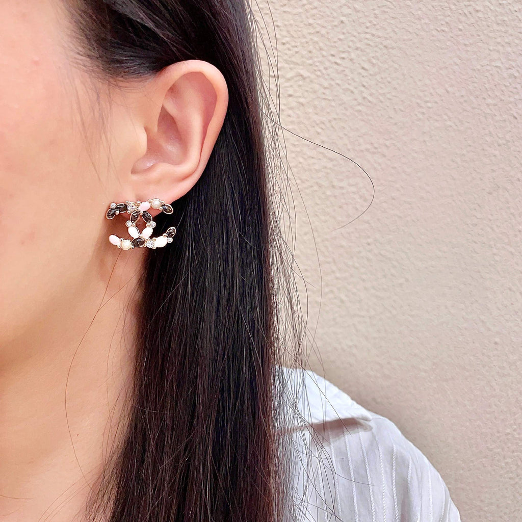 Chanel Interlocking C Stud Earrings - album image 3