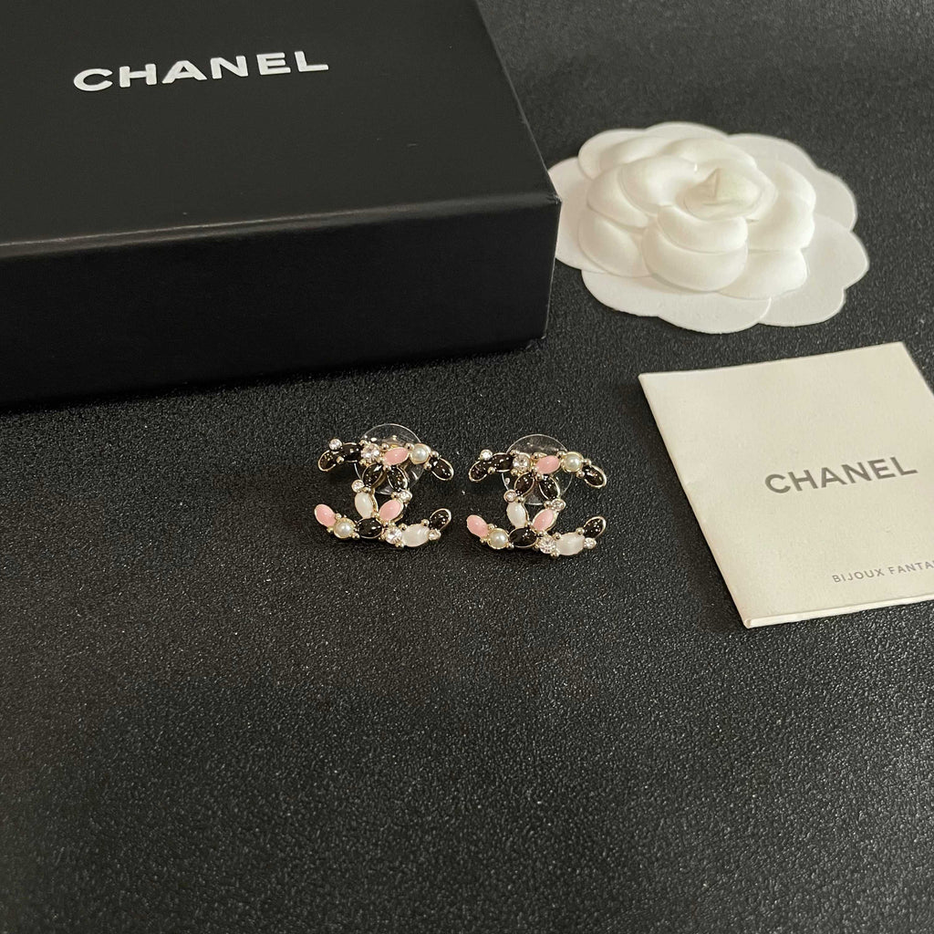 Chanel Interlocking C Stud Earrings - album image 6