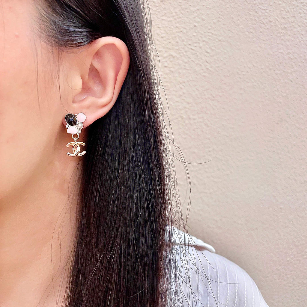 Chanel Interlocking C Stud Earrings - album image 3