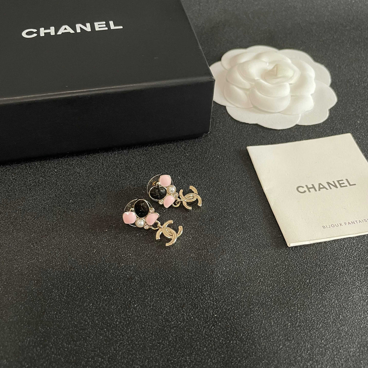Chanel Interlocking C Stud Earrings - album image 6