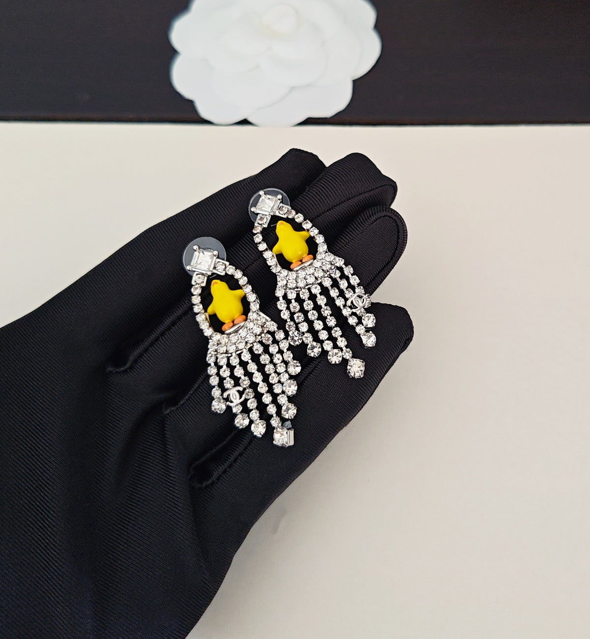 Chanel Duck Earrings - album image 3