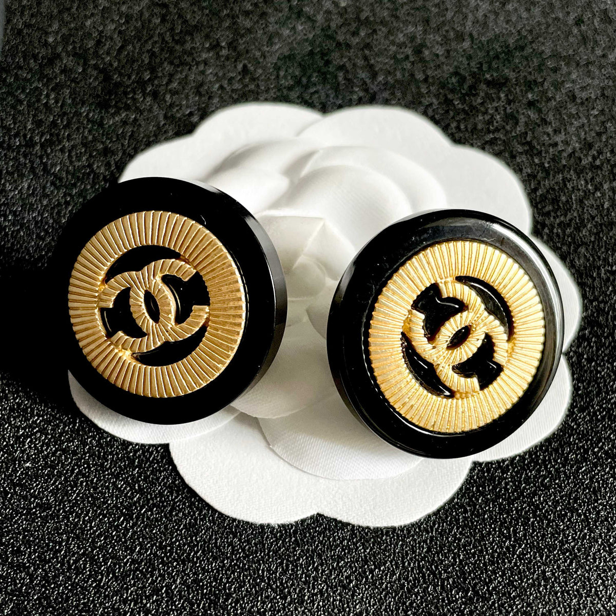 Chanel Interlocking C Stud Earrings - album image 8