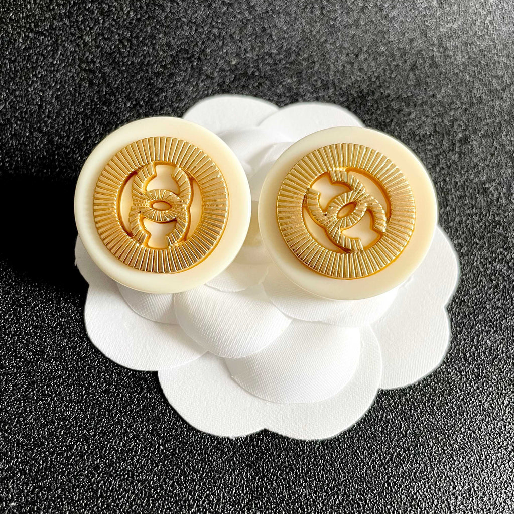 Chanel Interlocking C Stud Earrings - album image 8