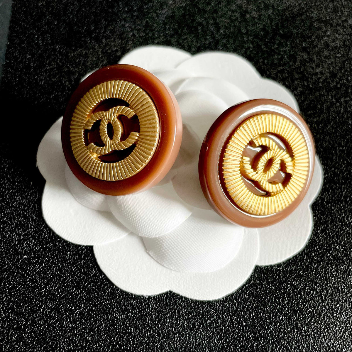 Chanel Interlocking C Stud Earrings - album image 8