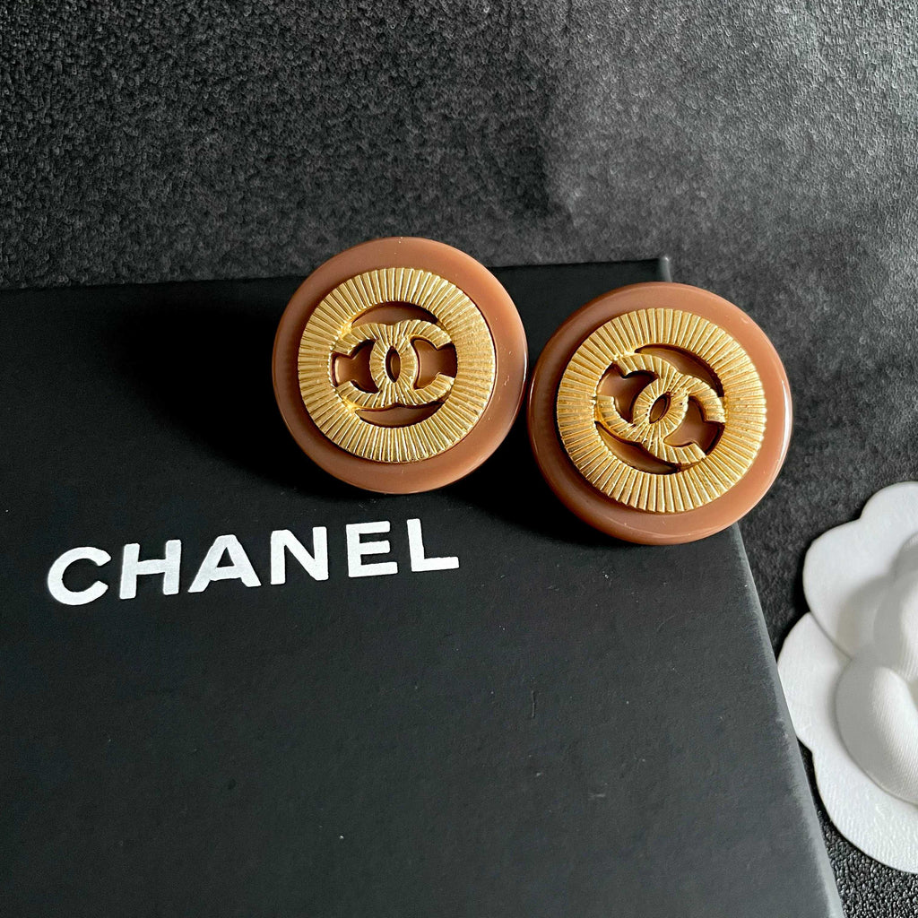 Chanel Interlocking C Stud Earrings - album image 9