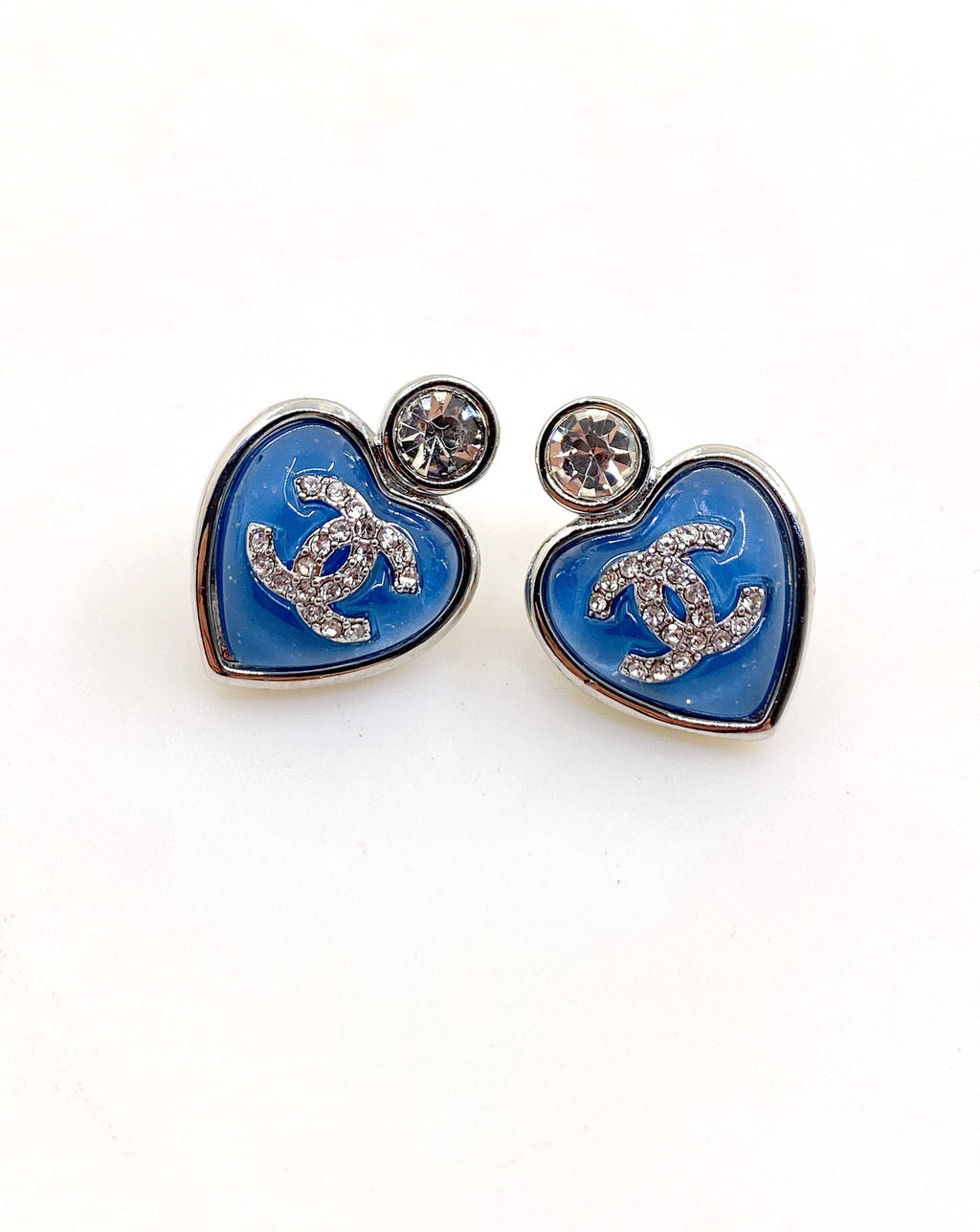 Chanel Heart Stud Earrings - album image 4