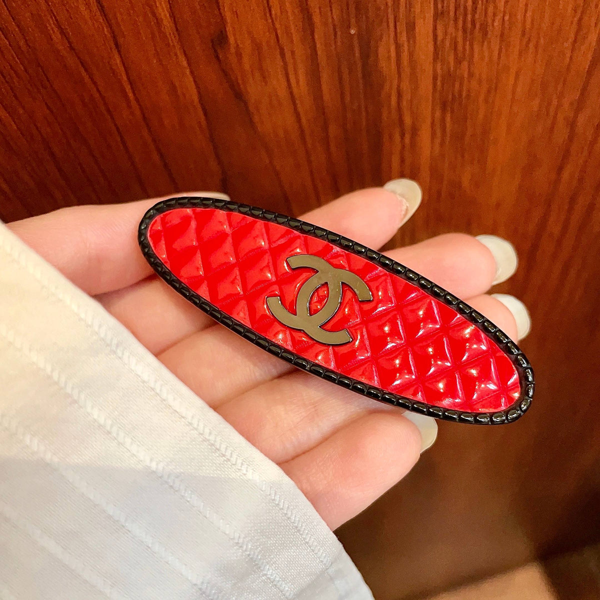Chanel Interlocking C Hair Barrette - album image 3