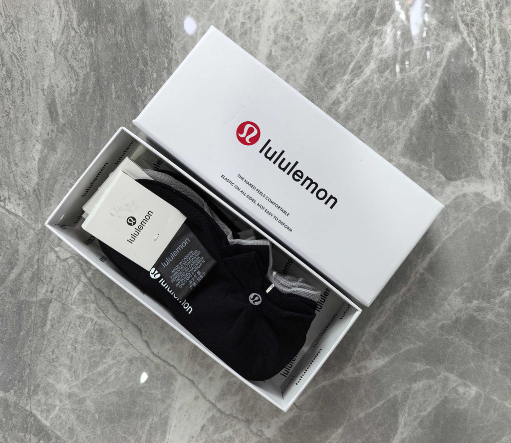 Lululemon black minimal mesh ankle socks - view 1