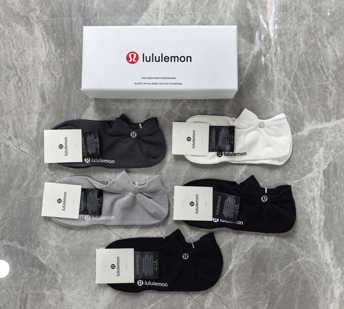 Lululemon black minimal mesh ankle socks - view 3