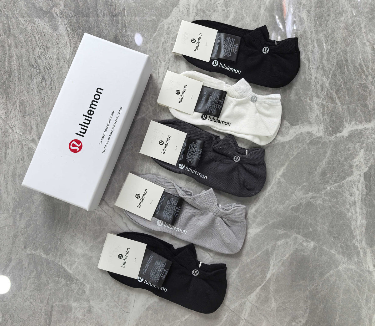 Lululemon black minimal mesh ankle socks - view 2