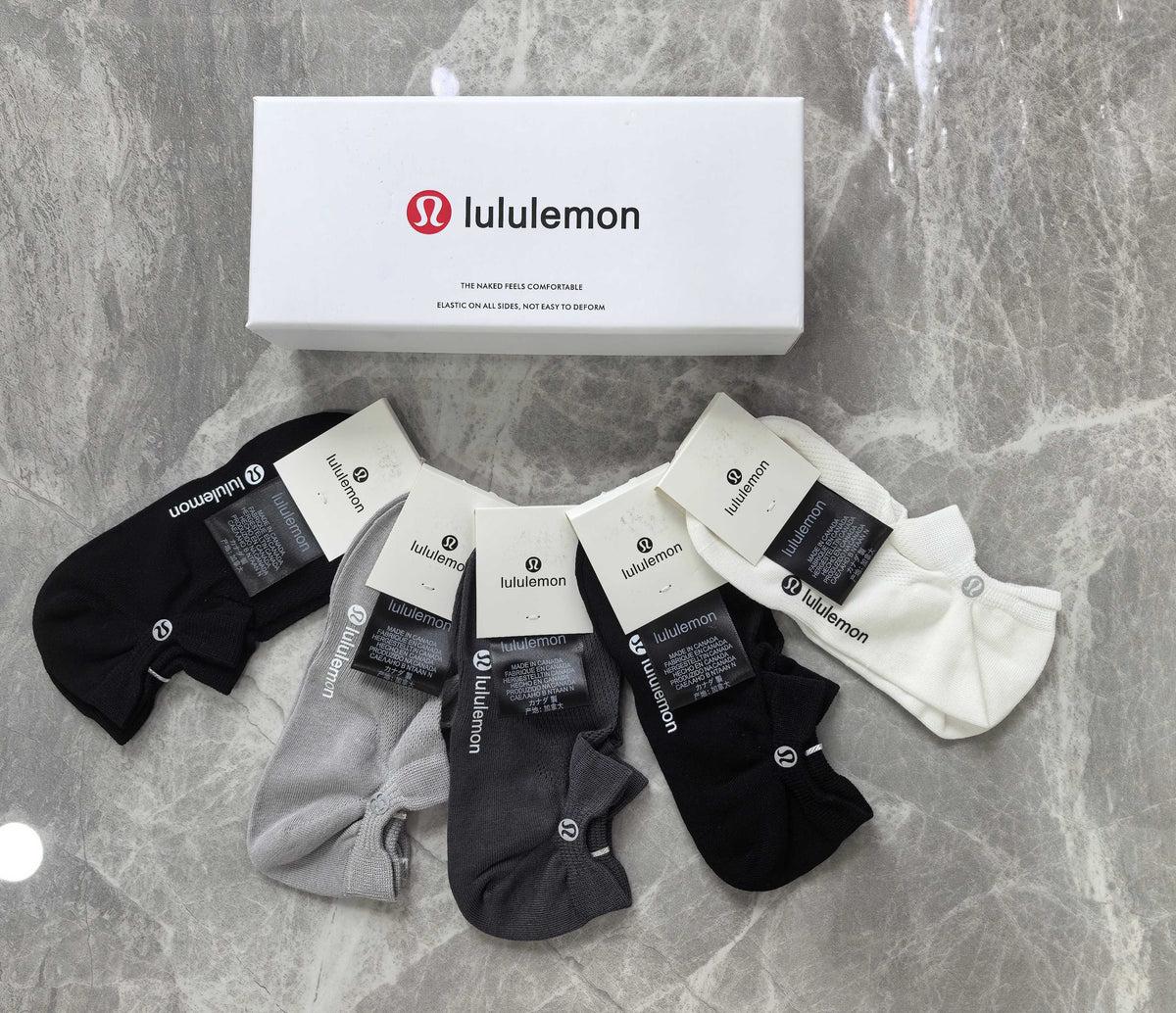 Lululemon black minimal mesh ankle socks - view 5