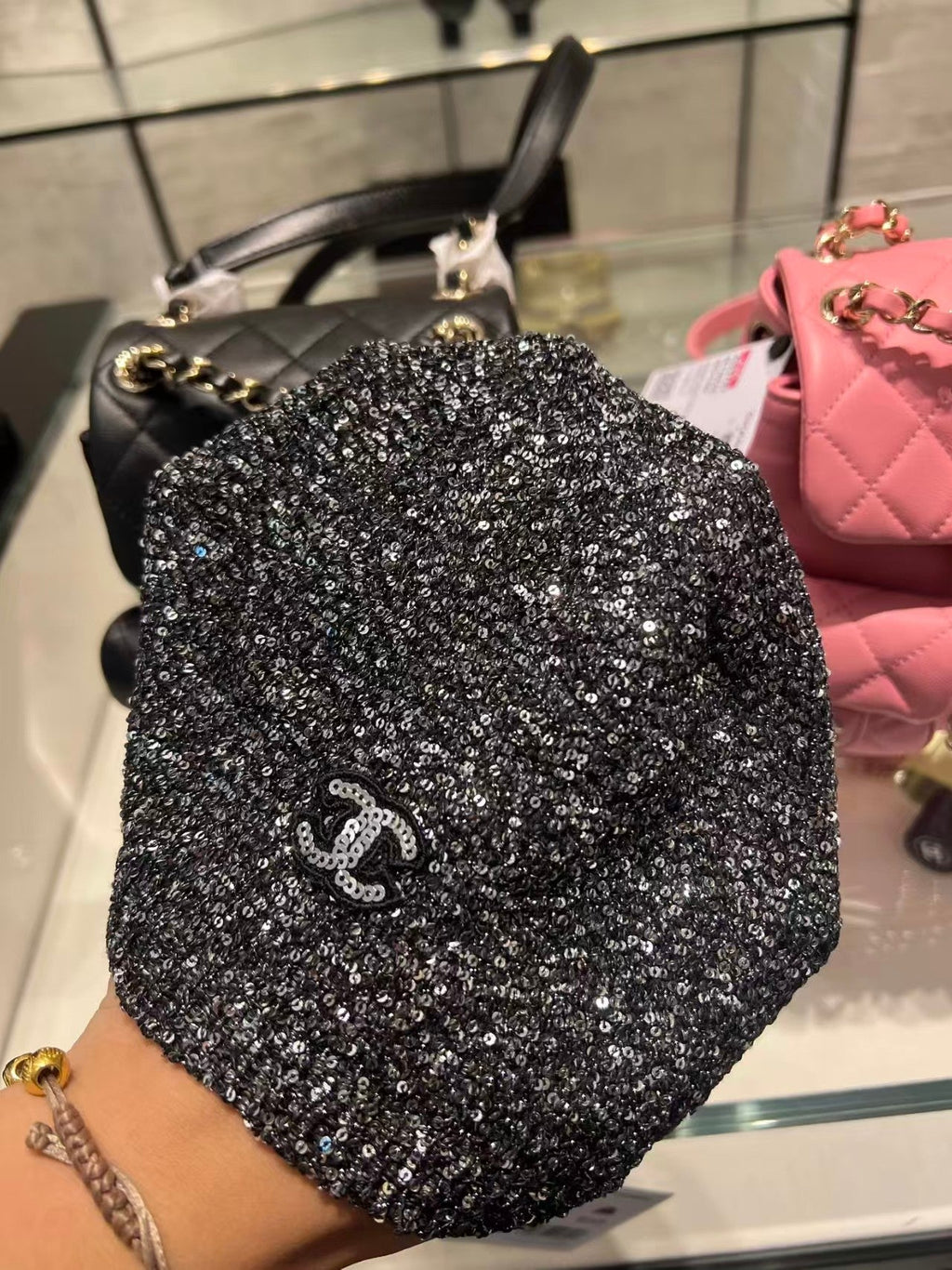 Chanel Sequin Hat - image 2