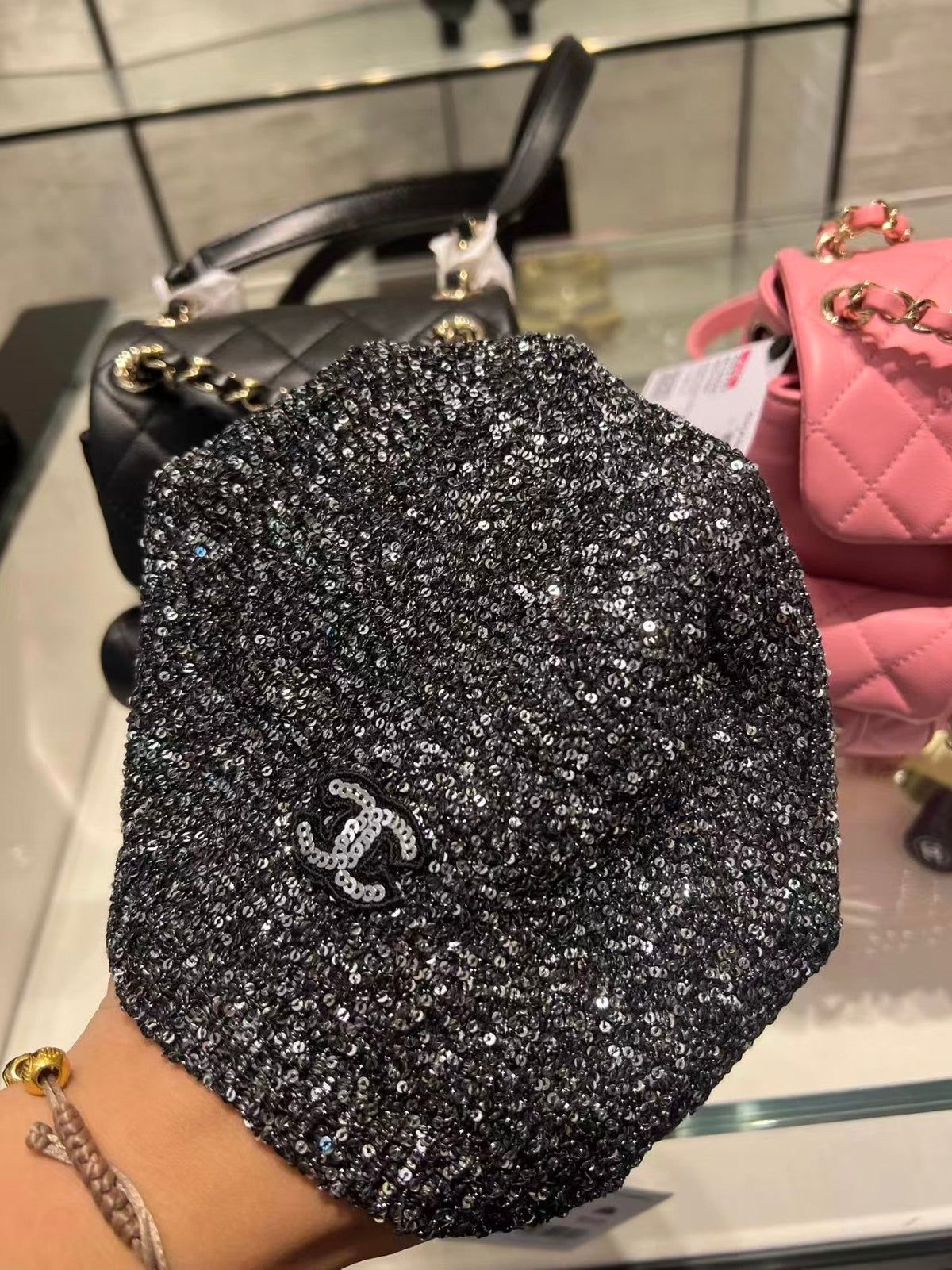 Chanel Sequin Hat - image 2
