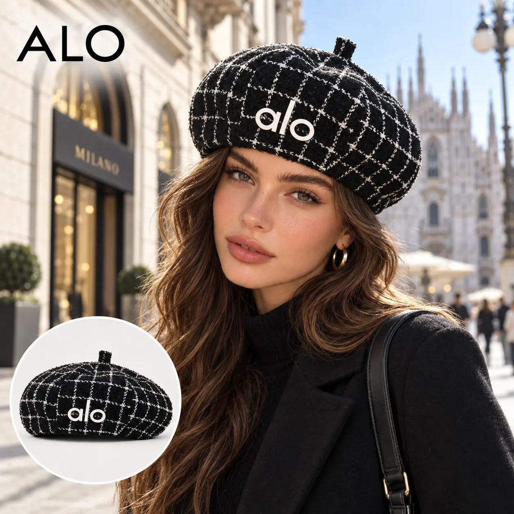 Alo Beret worn by a model