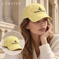 Balenciaga Balenciaga Baseball Cap worn by a Western model with product detail inset
