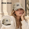 Balenciaga Balenciaga Baseball Cap worn by a Western model with product detail inset