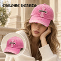 Independent Baseball Cap worn by a Western model with product detail inset
