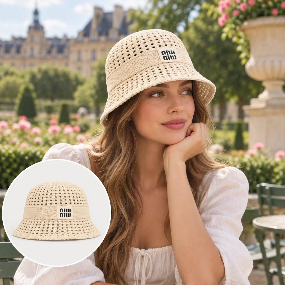 Independent Bucket Hat worn by a model