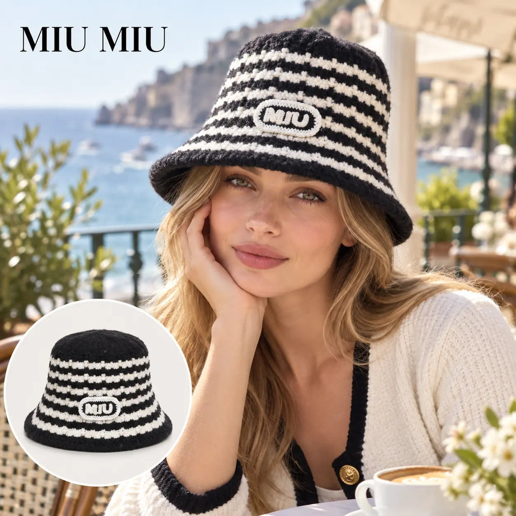 Chanel Beret worn by a model